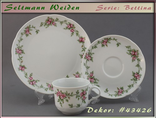 Ein 3er kaffeegedeck seltmann - ein,